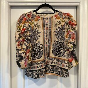 Farm Rio Romantic Garden Blouse